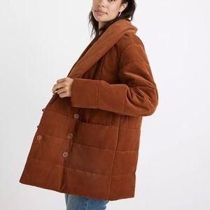 Madewell Quilted Corduroy Coat